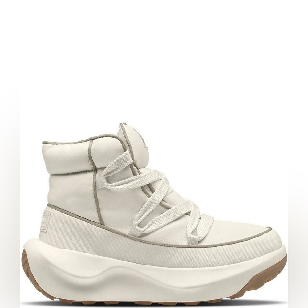 NWOB The North Face Halseigh ThermoBall Ivory Laced Waterproof Winter Boots 7